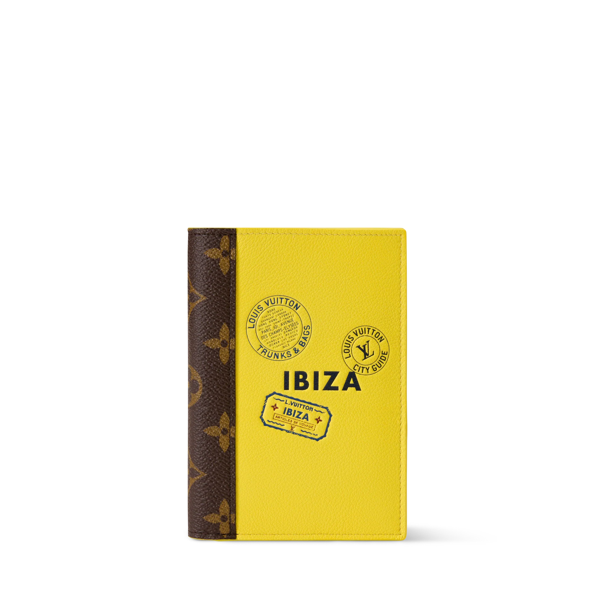 Women's Passport Cover City Guide Cowhide Leather Travel Wallet M29103