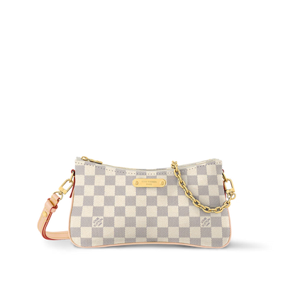 Women's Pochette Liv Damier Azur Canvas Crossbody Bag
