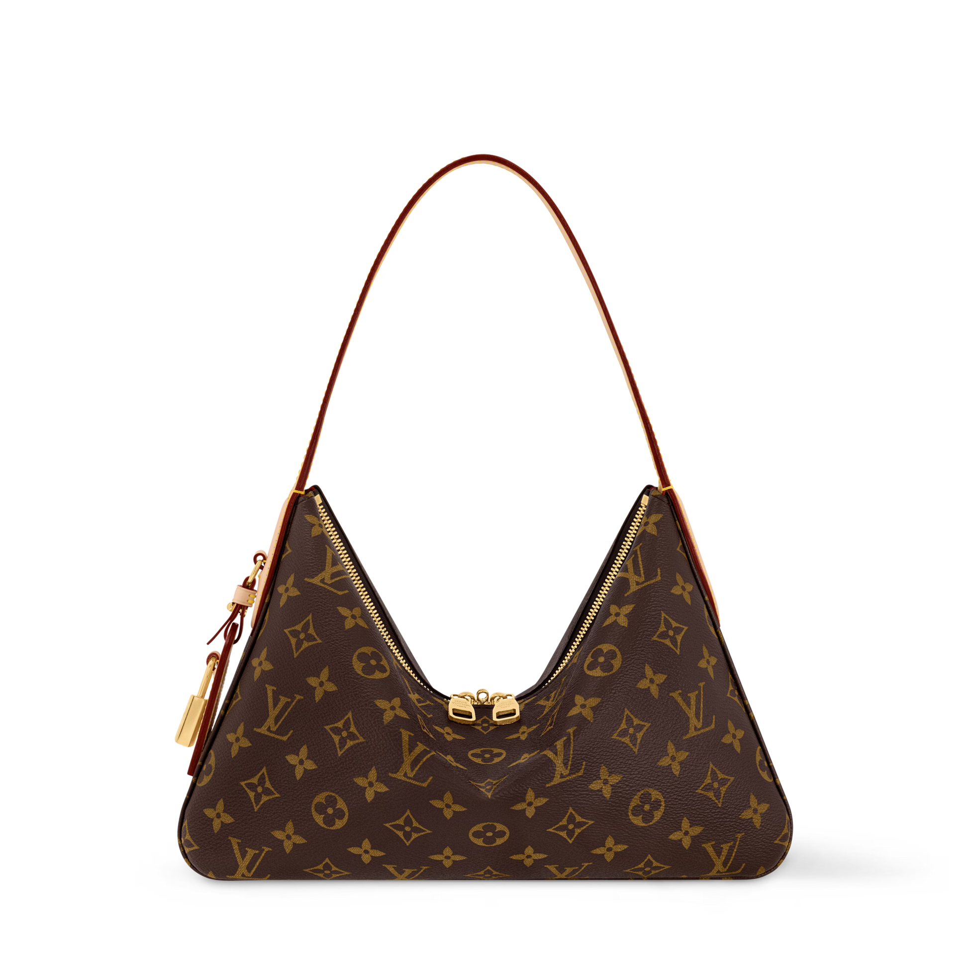 Women's Slouchy MM Monogram Coated Canvas Tote Bag M12098