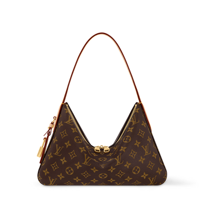 Women's Slouchy MM Monogram Coated Canvas Tote Bag M12098