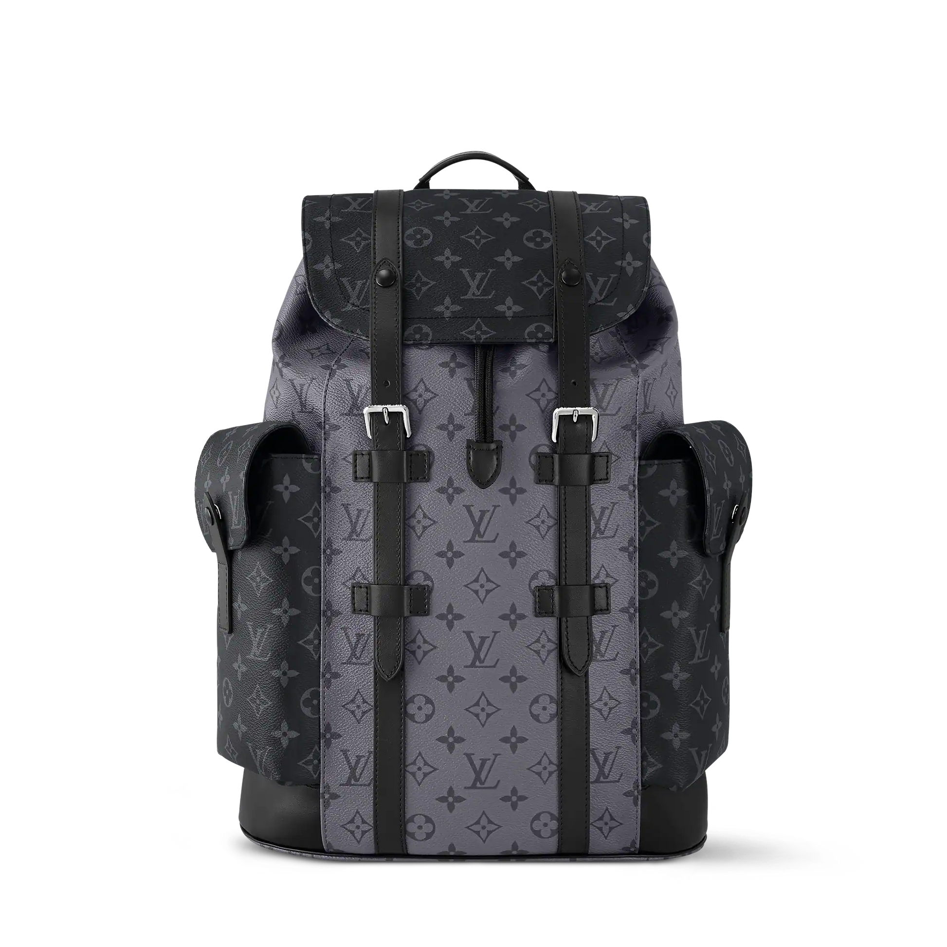 Men's Christopher MM Backpack Monogram Eclipse Canvas Khaki
