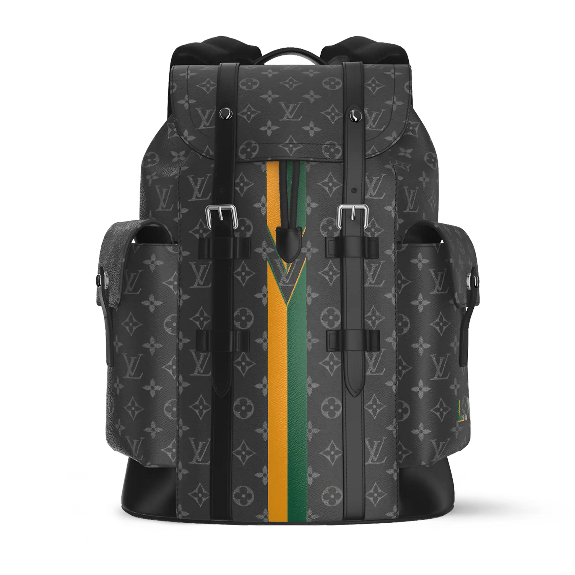 Men's Christopher MM Backpack Monogram Eclipse Canvas
