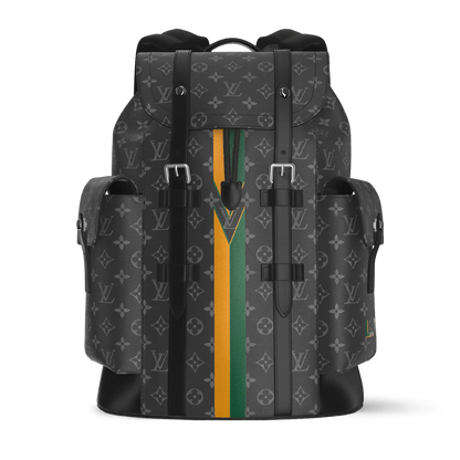 Men's Christopher MM Backpack Monogram Eclipse Canvas