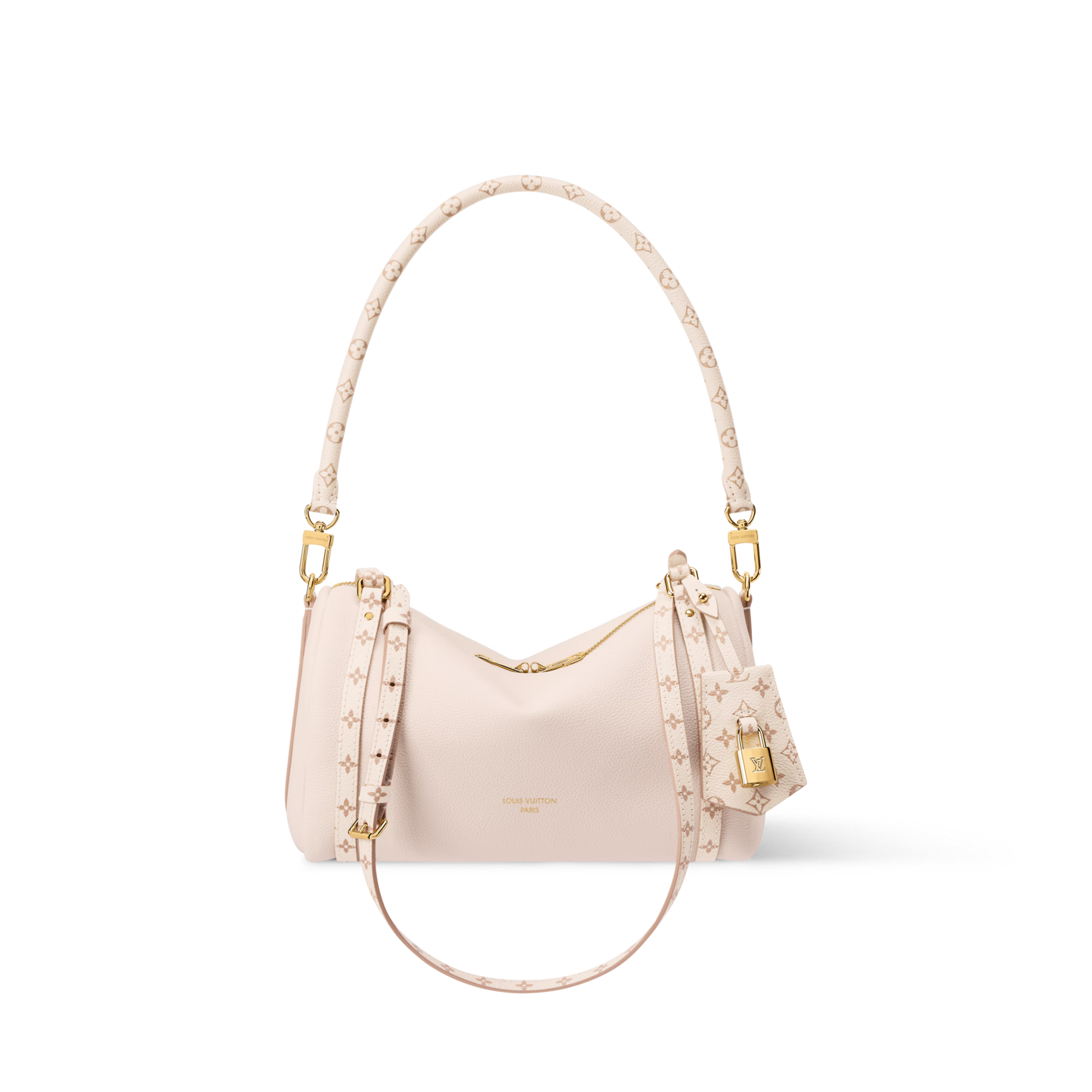 Women's Express PM Petal Pink Calfskin Shoulder Bag