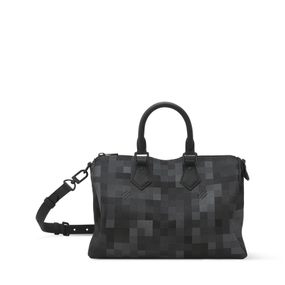Men's Speedy 30 Bandoulière Bag Damoflage Indigo