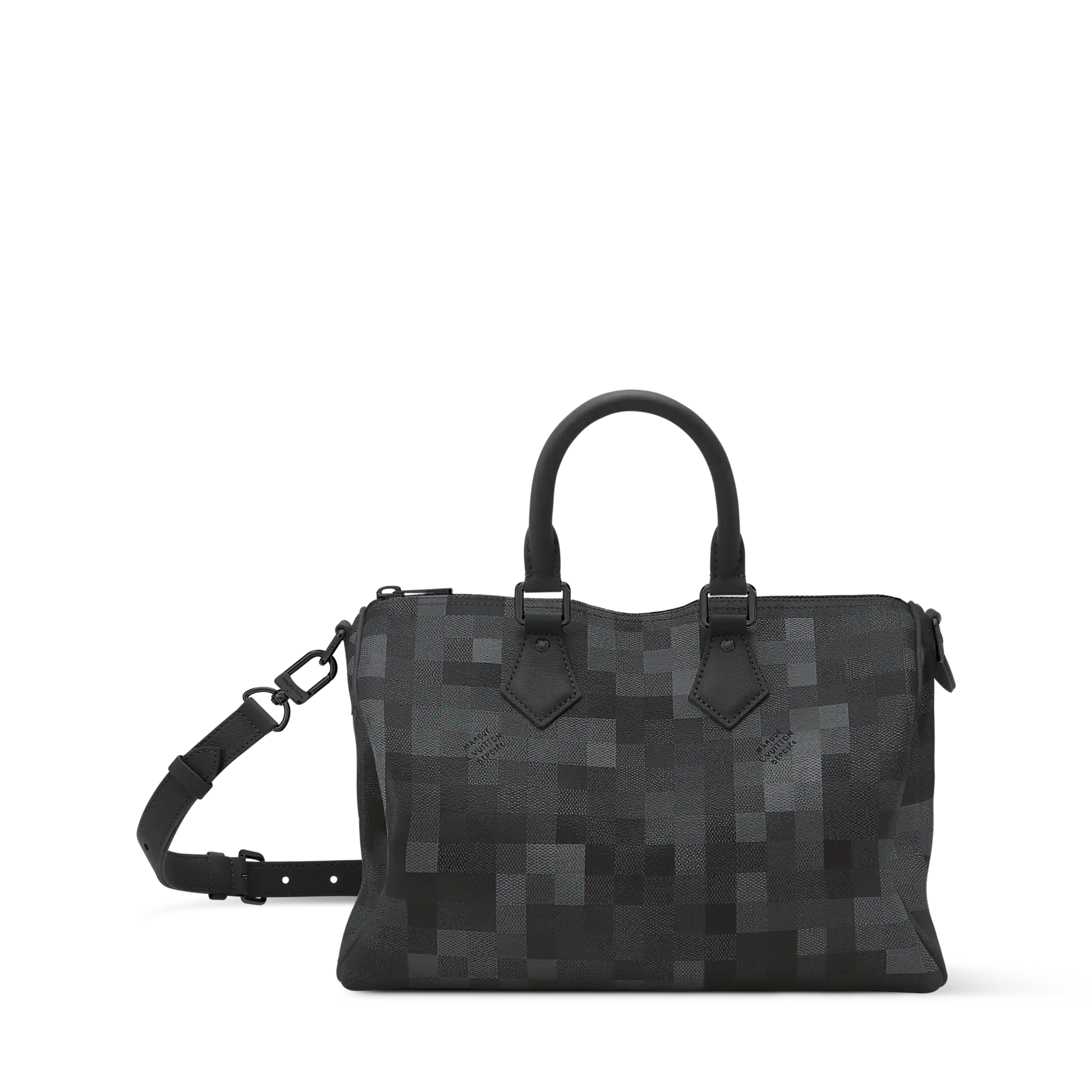 Men's Speedy 30 Bandoulière Bag Damoflage Black