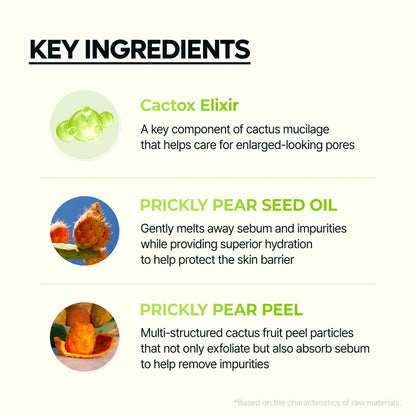 CACTOX Pore Relief Scrub Cleansing Oil