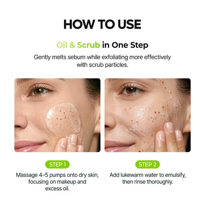 CACTOX Pore Relief Scrub Cleansing Oil
