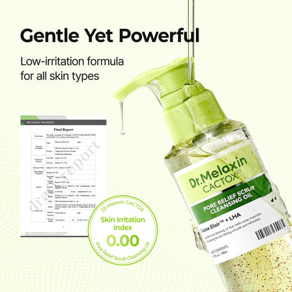 CACTOX Pore Relief Scrub Cleansing Oil