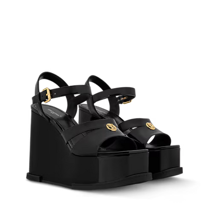 Women's Maya Wedge Sandal Black 1AHOBD