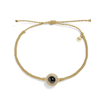 Personalized PavĂ© Circle Photo Bracelet