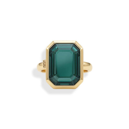 Personalized Cocktail Locket Ring