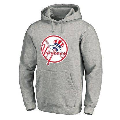 Copy of #54 CHAPMAN Men's New York Yankees Ash Personalized Backer Pullover Hoodie