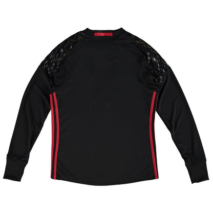 Manchester United adidas Youth 2016/17 Goalkeeper Shirt - Black