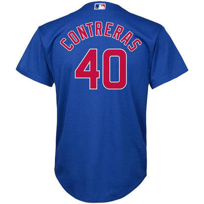 Wilson Contreras 40 Chicago Cubs Youth Royal Alternate Official Cool Base Player Jersey