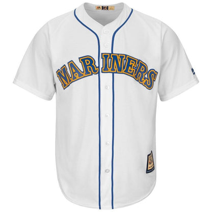 Men's Seattle Mariners Edgar Martinez Majestic White Cooperstown Collection Cool Base Player Jersey