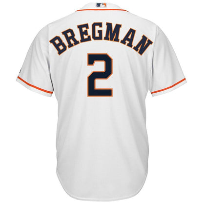 Alex Bregman 2 Houston Astros Home Official Cool Base Player Replica Jersey