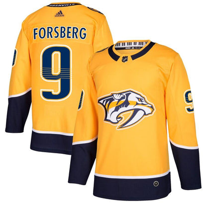 Filip Forsberg 9 Nashville Predators Away Authentic Player Jersey