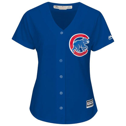 Javier Baez 9 Chicago Cubs Women's Alternate Cool Base Replica Player Jersey