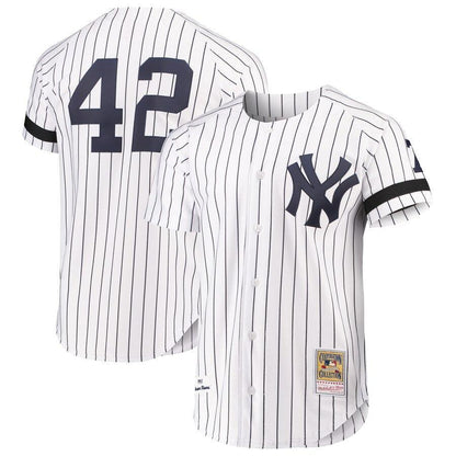 Men's New York Yankees Mariano Rivera Mitchell & Ness White  Jersey
