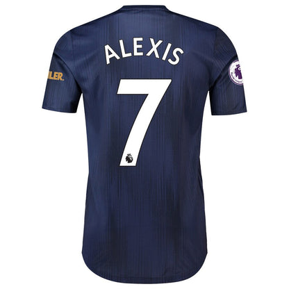 Alexis Sanchez Manchester United adidas 2018/19 Third Authentic Player Jersey – Navy