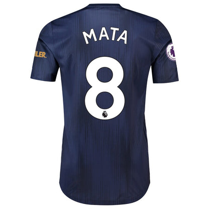 Juan Mata Manchester United adidas 2018/19 Third Authentic Player Jersey – Navy