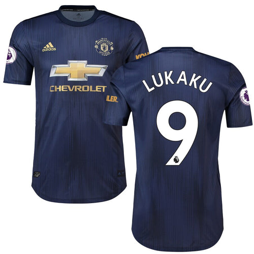 Romelu Lukaku Manchester United adidas 2018/19 Third Authentic Player Jersey – Navy