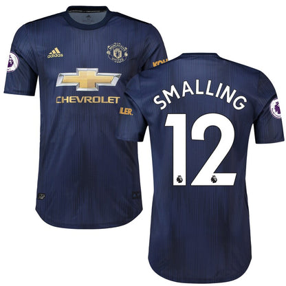 Chris Smalling Manchester United adidas 2018/19 Third Authentic Player Jersey – Navy
