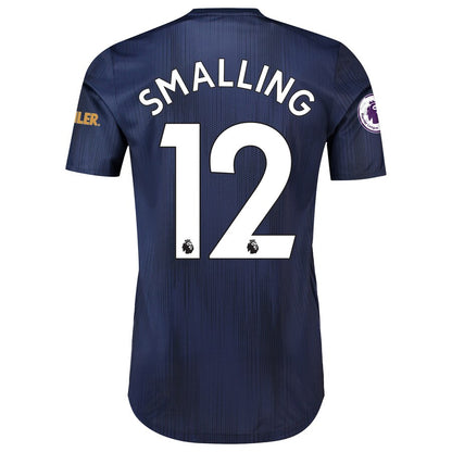 Chris Smalling Manchester United adidas 2018/19 Third Authentic Player Jersey – Navy
