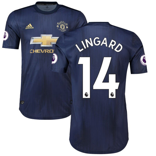 Jesse Lingard Manchester United adidas 2018/19 Third Authentic Player Jersey – Navy