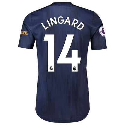 Jesse Lingard Manchester United adidas 2018/19 Third Authentic Player Jersey – Navy