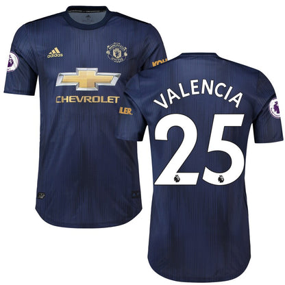 Antonio Valencia Manchester United adidas 2018/19 Third Authentic Player Jersey – Navy