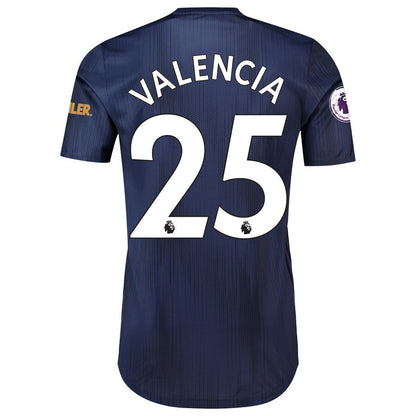 Antonio Valencia Manchester United adidas 2018/19 Third Authentic Player Jersey – Navy