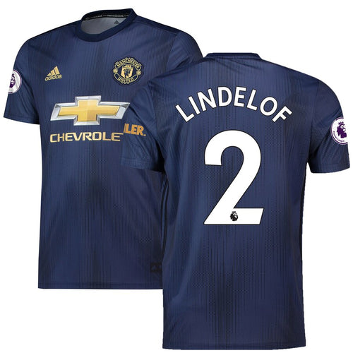 Victor Lindelof Manchester United adidas 2018/19 Third Replica Player Jersey – Navy