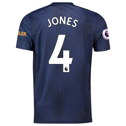 Phil Jones Manchester United adidas 2018/19 Third Replica Player Jersey – Navy
