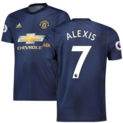 Alexis Sanchez Manchester United adidas 2018/19 Third Replica Player Jersey – Navy