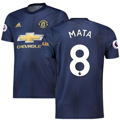 Juan Mata Manchester United adidas 2018/19 Third Replica Player Jersey – Navy