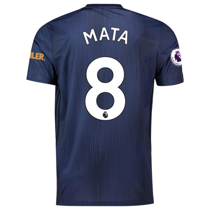 Juan Mata Manchester United adidas 2018/19 Third Replica Player Jersey – Navy