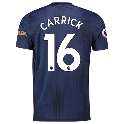 Michael Carrick Manchester United adidas 2018/19 Third Replica Player Jersey – Navy