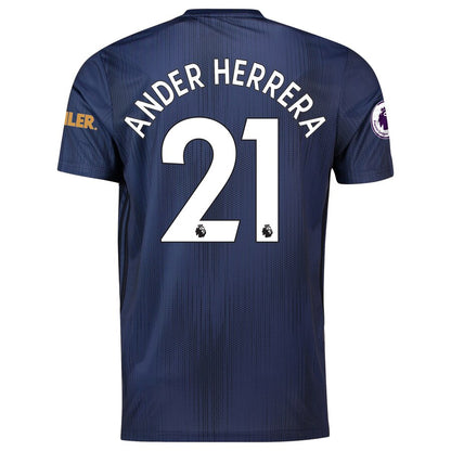 Ander Herrera Manchester United adidas 2018/19 Third Replica Player Jersey – Navy