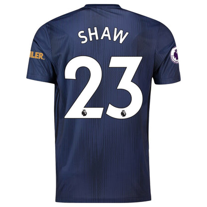 Luke Shaw Manchester United adidas 2018/19 Third Replica Player Jersey – Navy