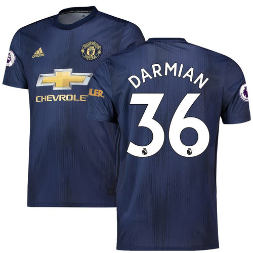 Matteo Darmian Manchester United adidas 2018/19 Third Replica Player Jersey – Navy