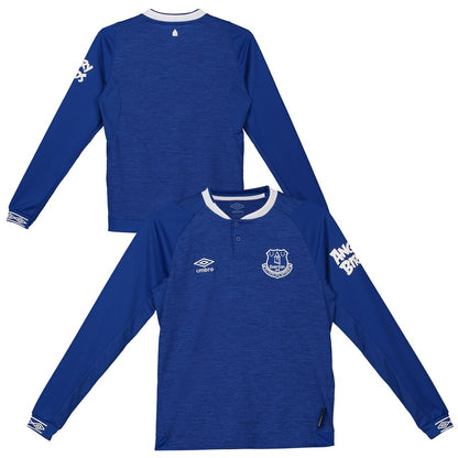 Everton Umbro Youth 2018/19 Home Long Sleeve Jersey – Blue