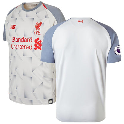 Liverpool New Balance 2018/19 Third Replica Patch Jersey – Gray