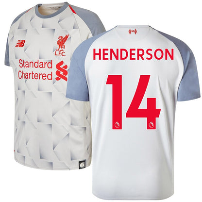Jordan Henderson Liverpool New Balance Youth 2018/19 Third Replica Player Jersey – Gray