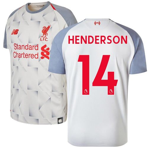 Jordan Henderson Liverpool New Balance Youth 2018/19 Third Replica Player Jersey – Gray