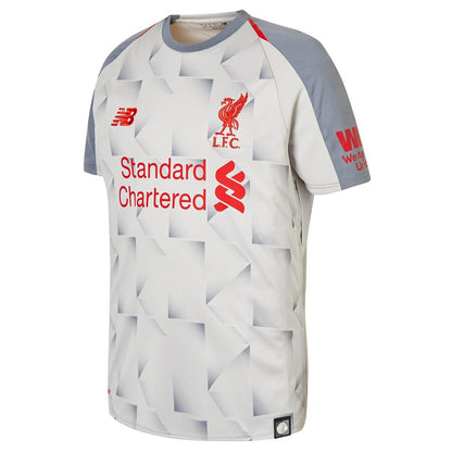 Roberto Firmino Liverpool New Balance Youth 2018/19 Third Replica Player Jersey – Gray