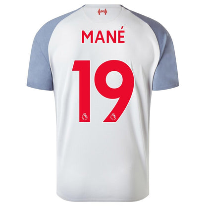 Sadio Mané Liverpool New Balance Youth 2018/19 Third Replica Player Jersey – Gray