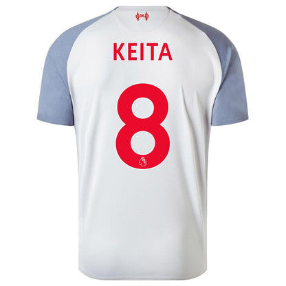 Naby Keita Liverpool New Balance Youth 2018/19 Third Replica Player Jersey – Gray