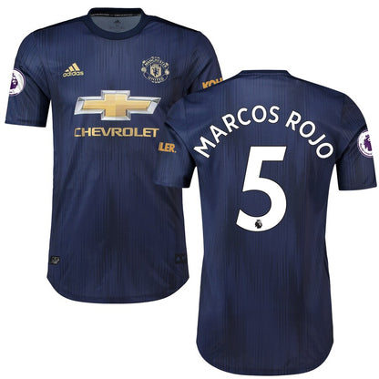 Marcos Rojo Manchester United adidas 2018/19 Third Authentic Player Jersey – Navy